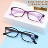 Очки для чтения высокой четкости с защитой от синего света для пожилых людей, компактные и легкие, подходят для людей с близорукостью 3118