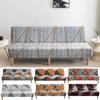 Диван-футон Складной диван-кровать Чехол для дивана Чехлы для дивана Спандекс Стрейч Чехол на два сиденья Накидки для гостиной Геометрический принт