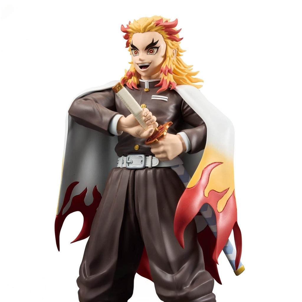 Demon Kimetsu no Yaiba Figure Rengoku Kyojuro Grandista 24cm Slayer Size Approx.