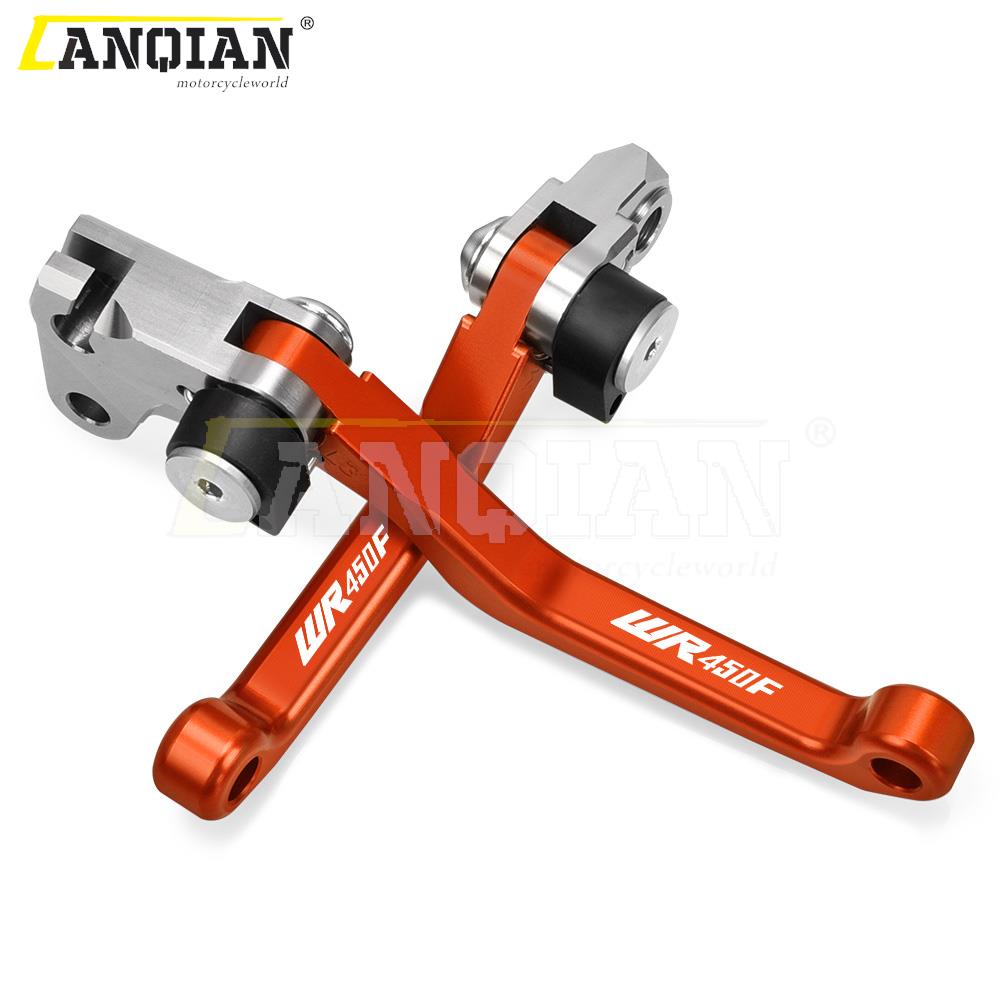 WR450F Dirt Bike Brake Clutch Levers Stunt Clutch Easy Pull Cable System Set For YAMAHA WR 450 F 2001-2023 Motocross Accessories