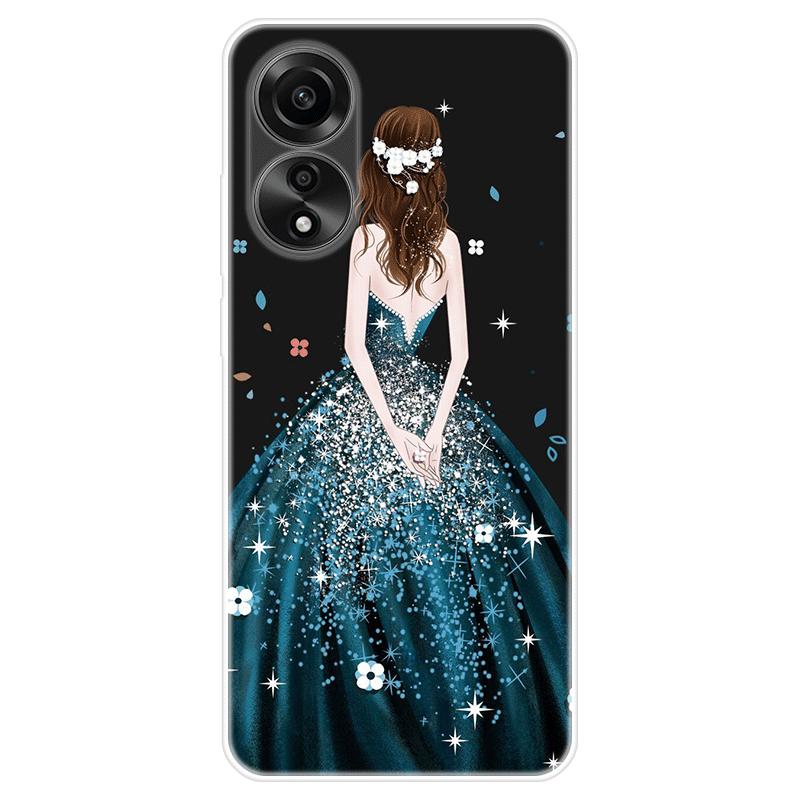 Для OPPO A58 A 58 4G чехол Мягкая силиконовая задняя крышка Мультяшный чехол для телефона Разнообразие