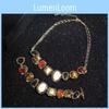 Trendy Geometric Pendant Necklace And Bracelet Combo For Females With Stylish Alloy Finish