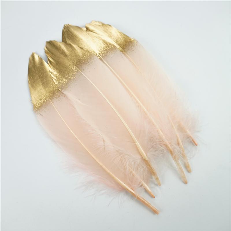 10 шт. Золотое гусиное перо 15-20 см Серебряные лебяжьи перья Аксессуары для ловца снов DIY Создание украшений Перо Праздничные украшения
