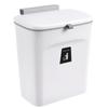 7L/9L Wall Mounted Trash Can Bin with Lid Waste Bin Kitchen Cabinet Door Hanging Trash Bin Garbage Car Recycle Dustbin Rubbish