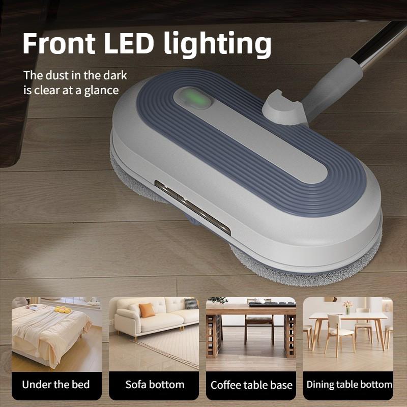 Беспроводная портативная электрическая швабра для подметания и мытья полов в доме, универсальная машина с автоматическим распылением воды