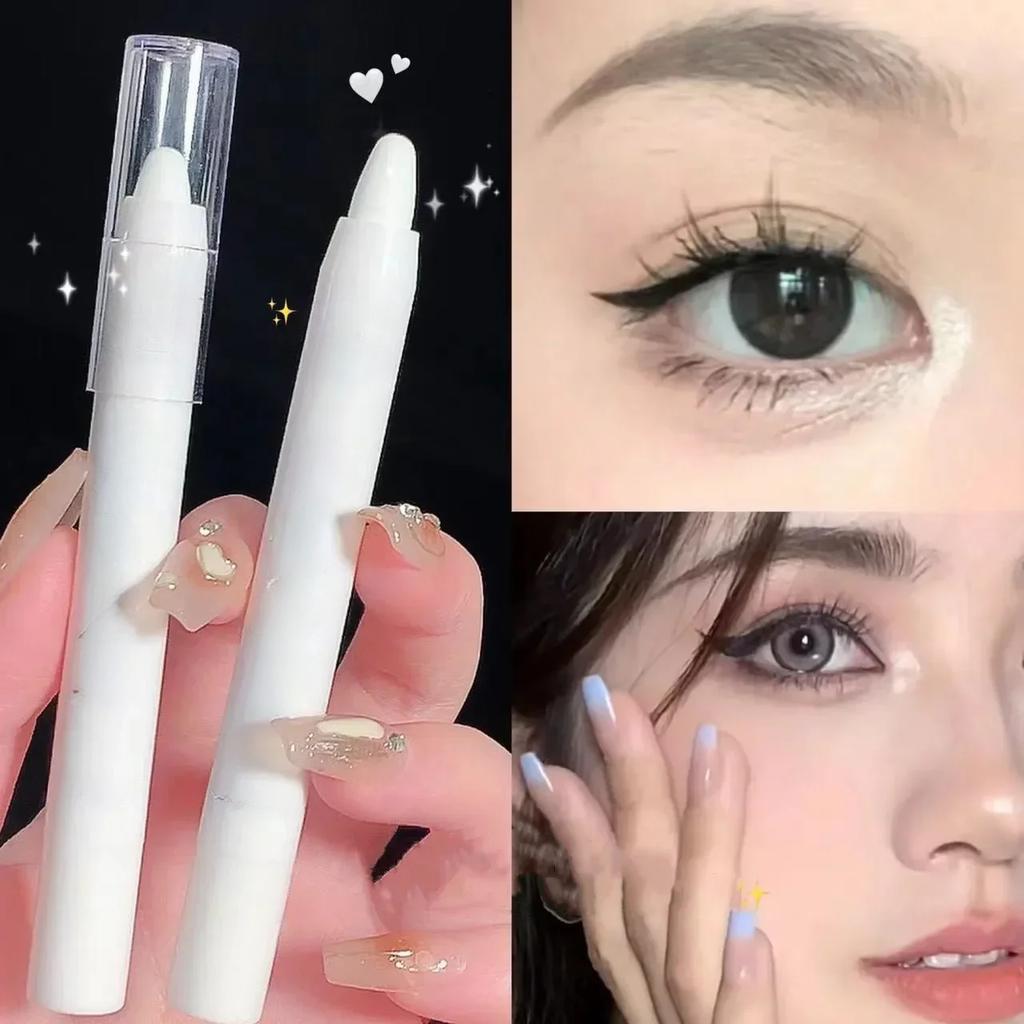 Glitter Highlighter Pen Pearlescent Lying Silkworm Pencil Waterproof Long-lasting Brightening Eyes Stick White Silver Eye Makeup