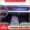 Для FORD MONDEO 2024 2025 Защитная пленка из прозрачного ТПУ для центральной консоли салона автомобиля, Защита от царапин, Аксессуары для ремонта