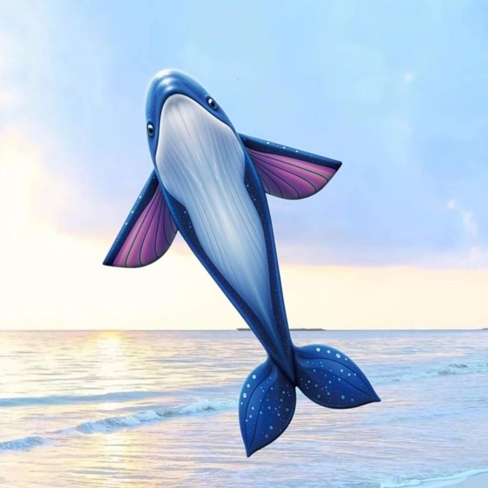 Marine Animal Giant Blue Whale Kite Good Flying Children's Kite New Flying Fish Kite Sports Fun