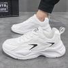 Fashion Men's Chunky Dad Shoes 2025 Summer Breathable Running Sneakers with Thick Soles for Students