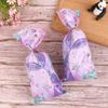 50Pcs Mermaid Party Candy Bags Biscuit Packing Bag Mermaid Birthday Gift Bag