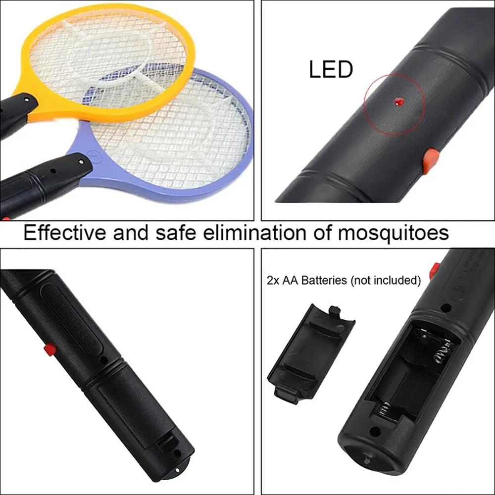 Battery Power Mosquitos Killer Electric Mosquito Repeller Portable Killer Insects Swatter Racket for Home Accessories Tools 2024
