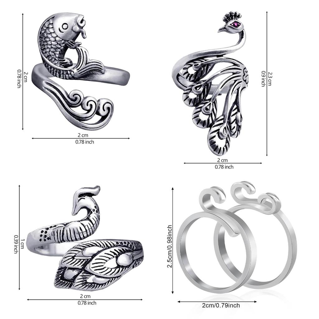 Adjustable Knitting Loop Crochet Loop Rings with Stiching Marker Open Finger Holder Rings for Faster Knitting Yarn Guide