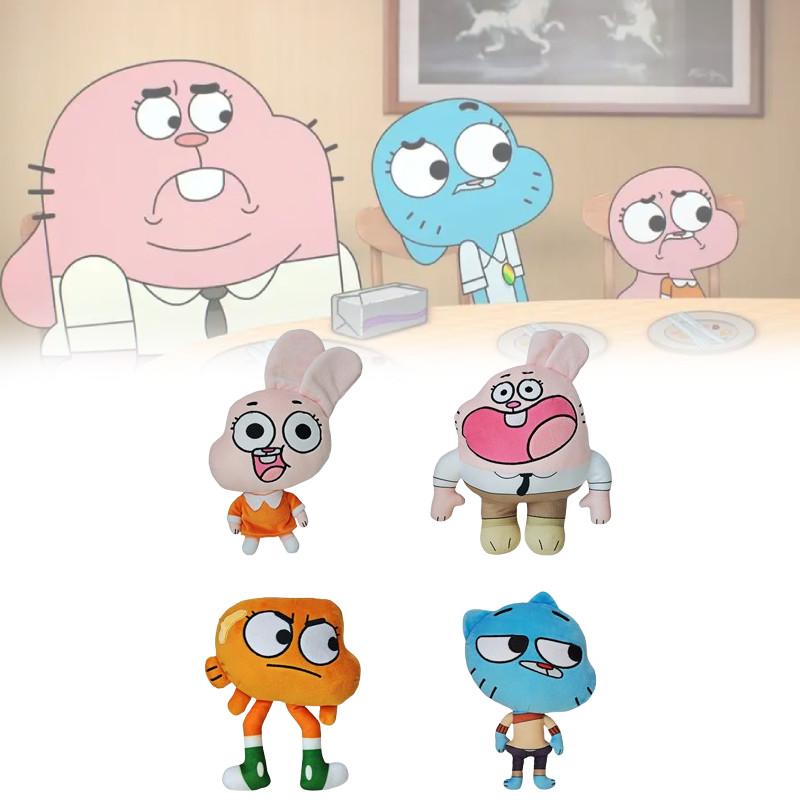 The Amazing World Of Gumball Cartoon Character Plush Doll With Short Pile Fabric For Gift And Display
