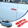 Hcilloend Door Handle Covers for New Fiat Outer Door Knob Easy Custom Set 500/Abarth 595/695 (2007-2025), Handles, ABS, Adhesive, Installation,