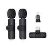 Dual Wireless Lapel Microphone for Mobile Phones – Ideal for Live Streaming and Recording