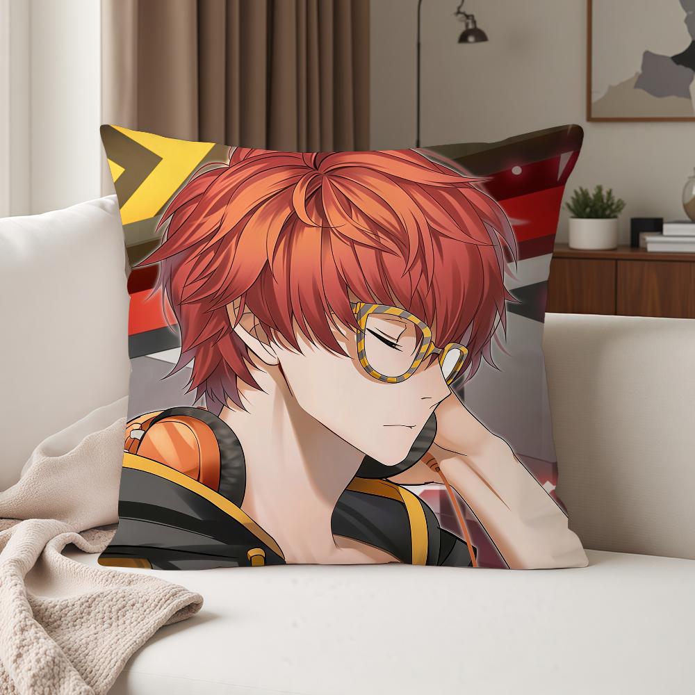 Hot Game MMystic Messenger 707 Pillow Case Suitable For Bedrooms Living Rooms Cars Home Decoration