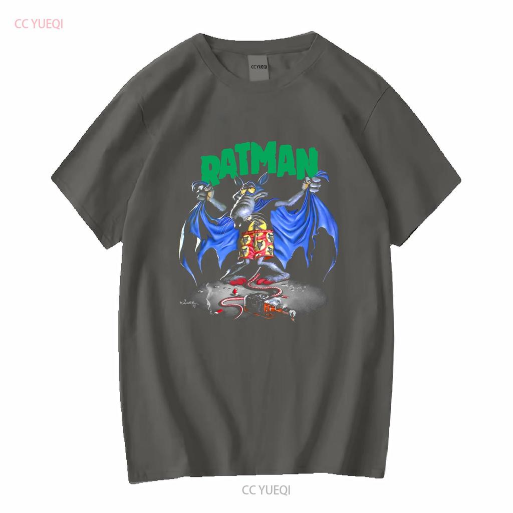 Винтажная футболка Risk 90-х XL Ratman с длинным или коротким рукавом винтажная Стиранная Удобная дизайнерская одежда Топ для повседневной носки