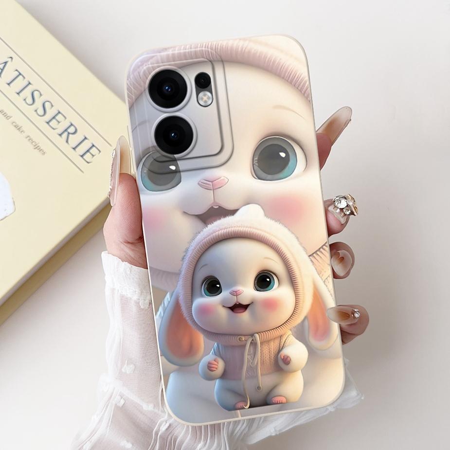 Чехол для Oppo Reno 13F 5G Reno13 FS CPH2699 Милый Кот Клетка Чехол Мягкий ТПУ Чехлы для Телефона Для Oppo Reno13 F 4G Reno13F Fundas
