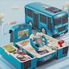 Baolexing 5811 Children's Educational Steering Wheel Toy - Transformable Bus Design for Boys