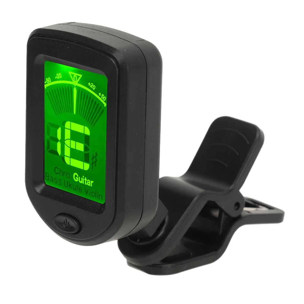 Цифровой электронный тюнер Многофункциональный Высокоточный Клипсовый Устройство для настройки струнных инструментов Гитара Укулеле Скрипка
