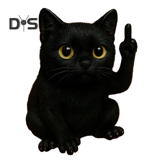 Средний палец животного орнамент синтетическая смола статуя реалистичный дизайн скульптура смешной юмористический домашний декор