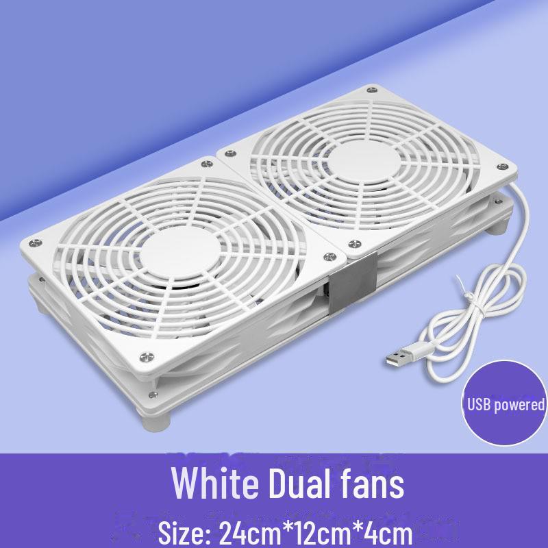 Бесшумный USB 5 В 12 см осевой вентилятор охлаждения для радиаторов, маршрутизаторов, корпусов и телевизионных приставок