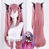Anime Krul Tepes Cosplay Seraph Of The End Cosplay Women Long 90cm Pink Wig Cosplay Wigs Heat Resistant Synthetic Wigs+ Free Wig Cap
