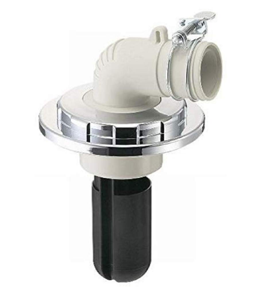 SANEI Washing Machine Drain Odor Compatible with VP and VU Recommended Opening Dimensions 62mm To Trap, Resistant, Plated, Pipes, 70mm, H5500M-50