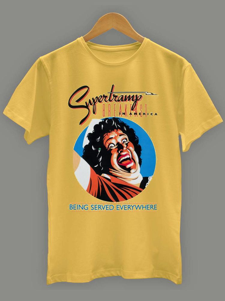 Rare Supertramp Band Gift For Fan Yellow S-2345XL Unisex T-shirt Unisex T-Shirt