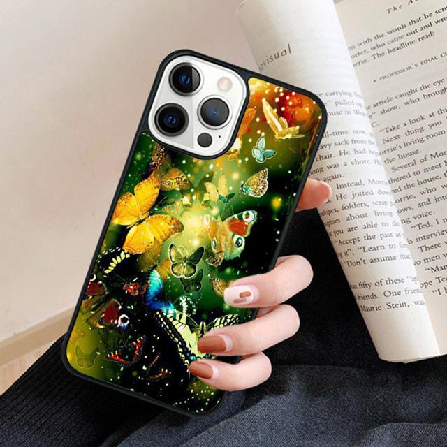 Beautiful Butterfly Nature Wildlife Soft Phone Case Cover for iPhone 17 Air 16 15 14 13 11 12 Pro Max Plus