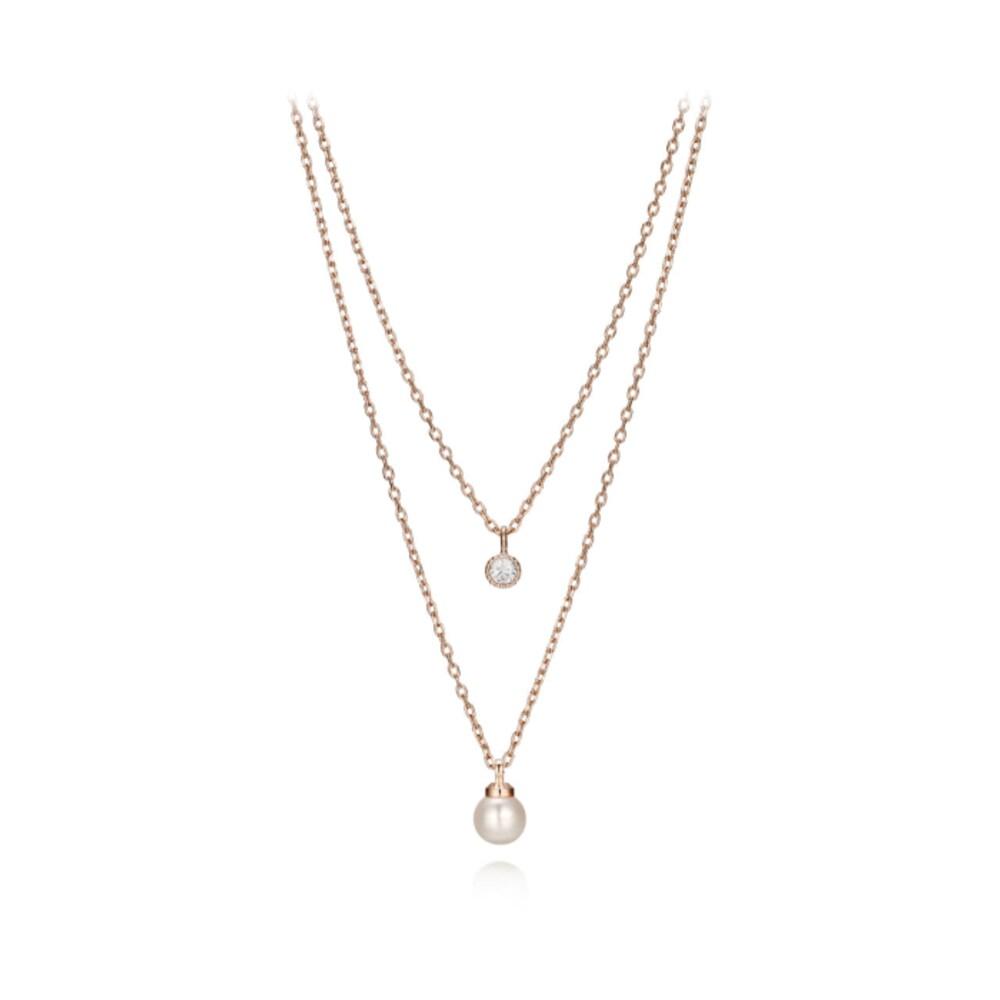 Pearl Layered Necklace Elbrnn009