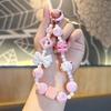 Anti-Lost Mobile Phone Lanyard Strap Hand-beaded Car Keychain Creative Phone Hand Rope
