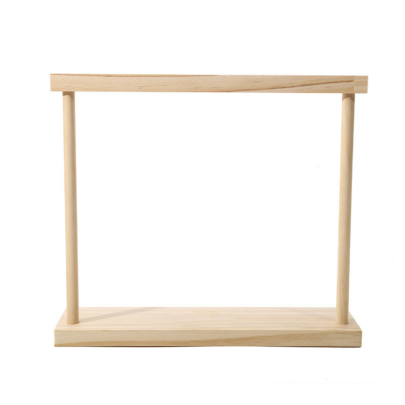 Jewelry Organizer Display Stand Wood Necklace Hanging Countertop Rack For Chains Earrings Bracelets Showcase Storage Rack