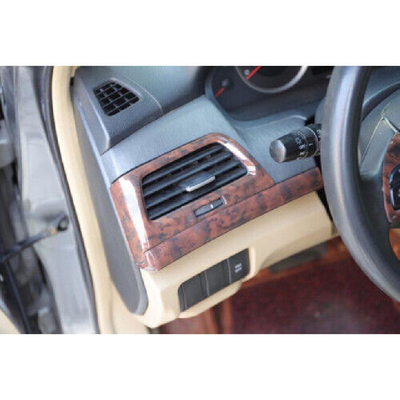 Trim Console L&R Air Outlet Vent Wood Fit For Honda Accord Crosstour 2008-2013