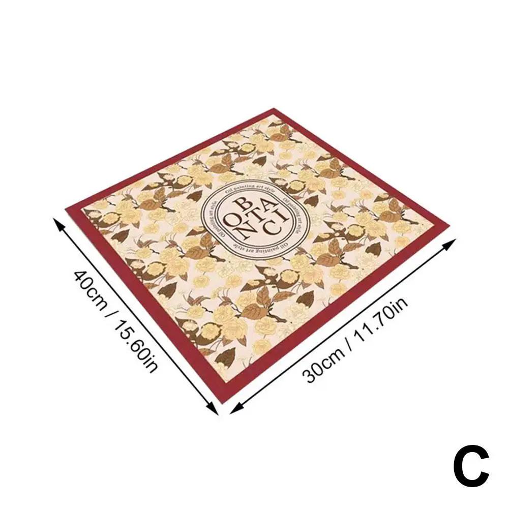 Пылезащитный чехол для стиральной машины, нескользящий кухонный коврик с принтом для слива, супер впитывающий коврик для духовки для холодильника, 40*50/30см, пылезащитный M J1M3