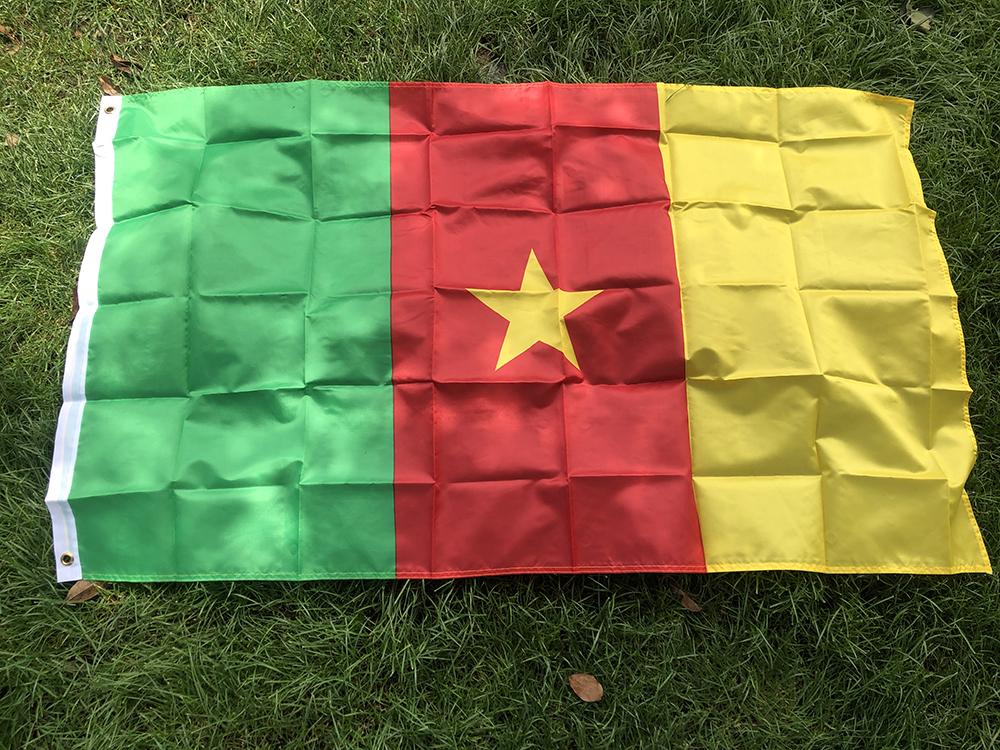 SKY FLAG бесплатная доставка Флаг Камеруна Баннер 90x150см полиэстер Подвесной Национальный флаг Камеруна Баннер Камеруна домашний декор