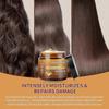 Argan Oil Hair Mask + Silk Bonnet Set, Repair Hair Mask With Jojoba Oil, Aloe Vera Coconut Oil For Dry Damaged Hair Deep Treatments For All Hair Typ