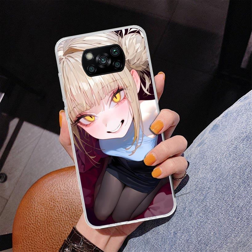 Чехол для телефона Himiko Toga My Hero Fashion для Xiaomi Poco X5 X6 X7 Pro X4 Gt F7 Ultra M8 M7 Redmi 15C 15 13C 13 12C 12 Уникальный чехол