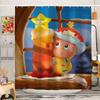 Мы T-Twinkle Twinkle Шторка для душа Летний пейзаж Летний отпуск Декор для ванной комнаты Праздничная полиэстеровая шторка для ванны с крючками
