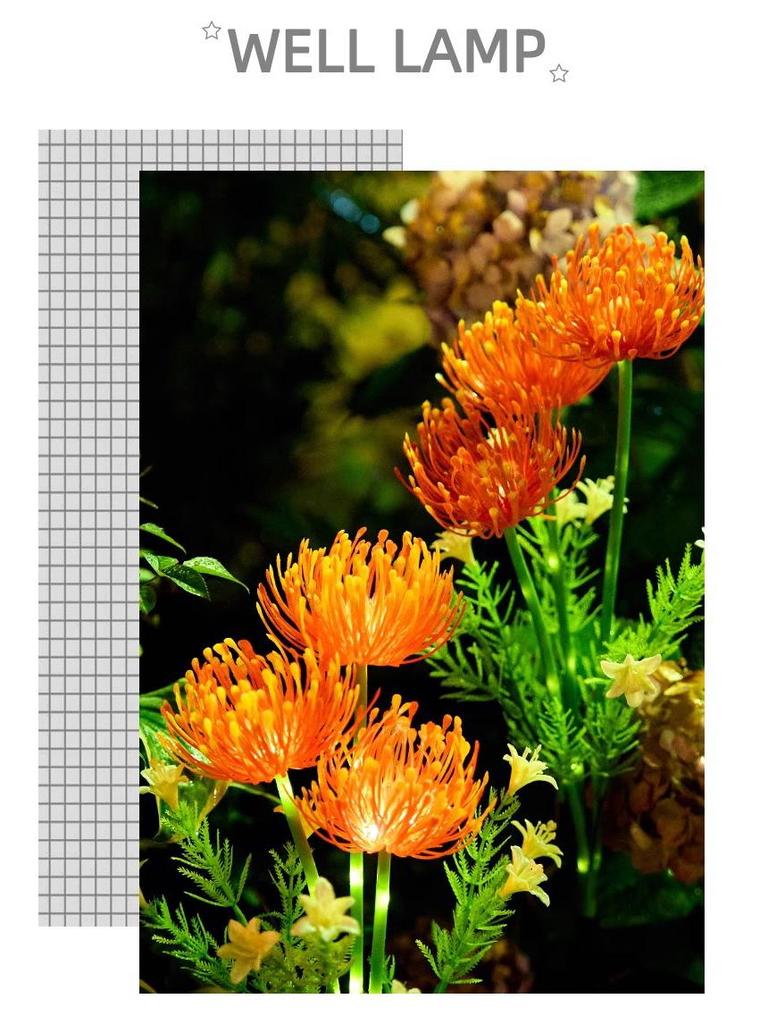 Lycoris Solar Garden Lights - Outdoor Firefly & Sunflower Decor