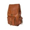 Personalised Leather Backpack Vintage Laptop Bookbag for Unisex Brown Leather Backpack Purse College School Bookbag Weekend Travel Daypack