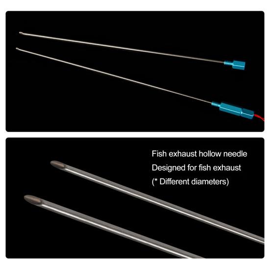 1 комплект игл для отвода газов из глубоководной рыбы, прочная полая игла для отвода газов из глубоководной рыбы, принадлежности для пресноводной рыбалки в соленой воде