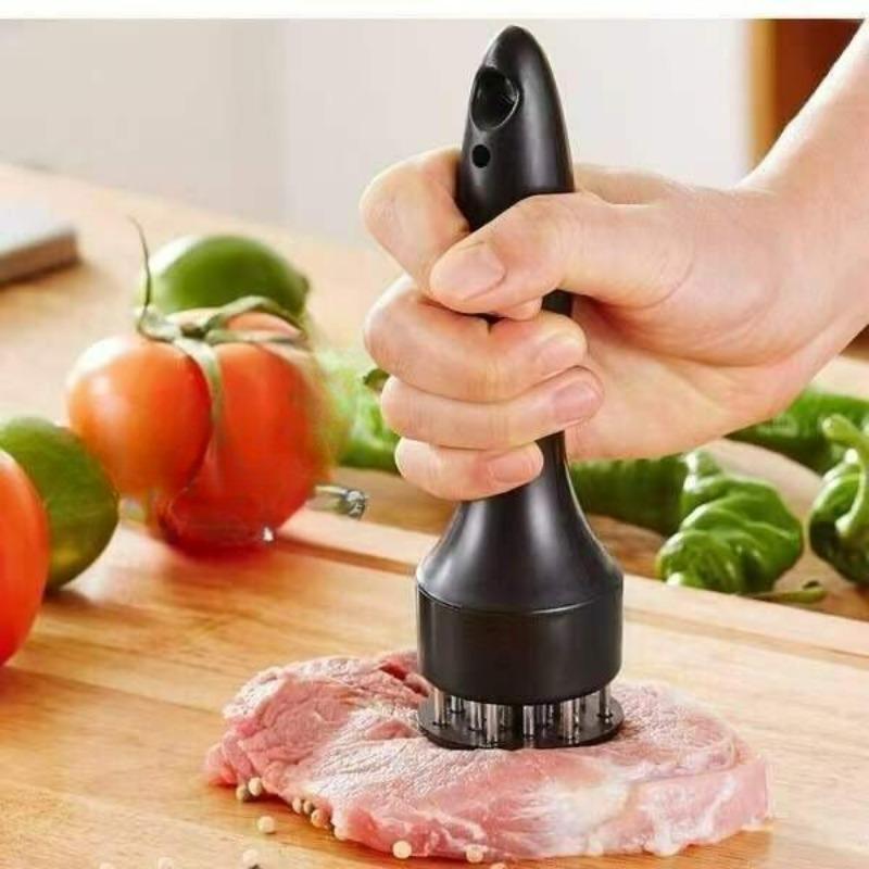 Нержавеющая сталь Инструмент для размягчения мяса Игольчатый молоток для стейка Курицы Свинины Нарезка Отбивание Кухонный гаджет для приготовления пищи Тяжелый