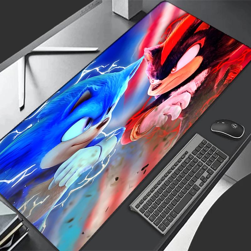 Sonic the Hedgehog Theme Premium Non-slip Mouse Pad with Stitched Edges,Durable Rubber Material,for Desktop & Gaming Great Gifts