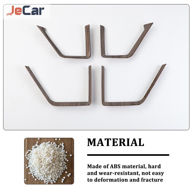 JeCar Auto Door Interior Decoration Trims Inner Moulding Cover Frame Strips Sticker Kit For Ford F150 2015-2020 Car Accessories