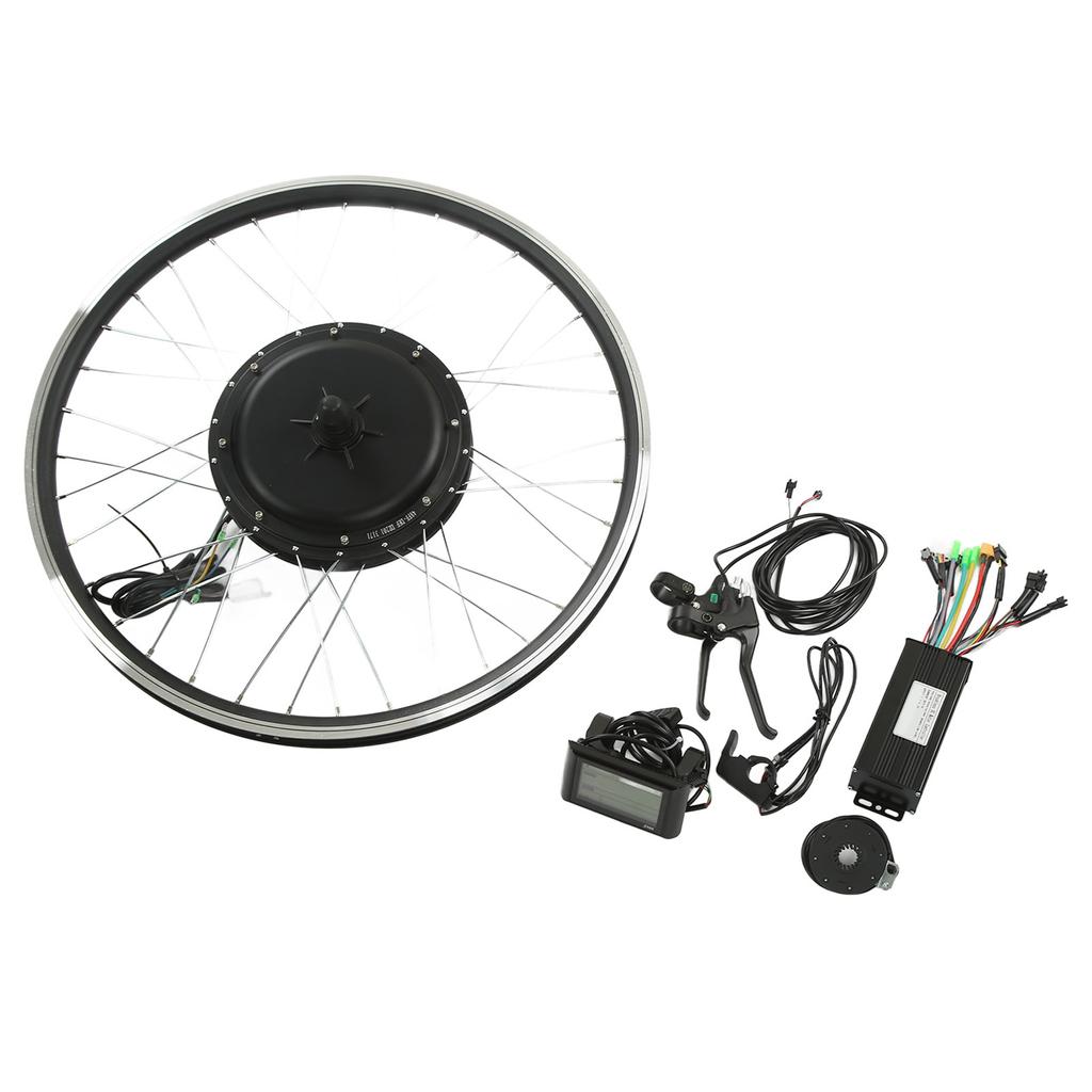 26-дюймовый 48V1000W велосипедный передний приводной мотор-колесо комплект для переоборудования с ЖК-панелью S900 для электромобиля