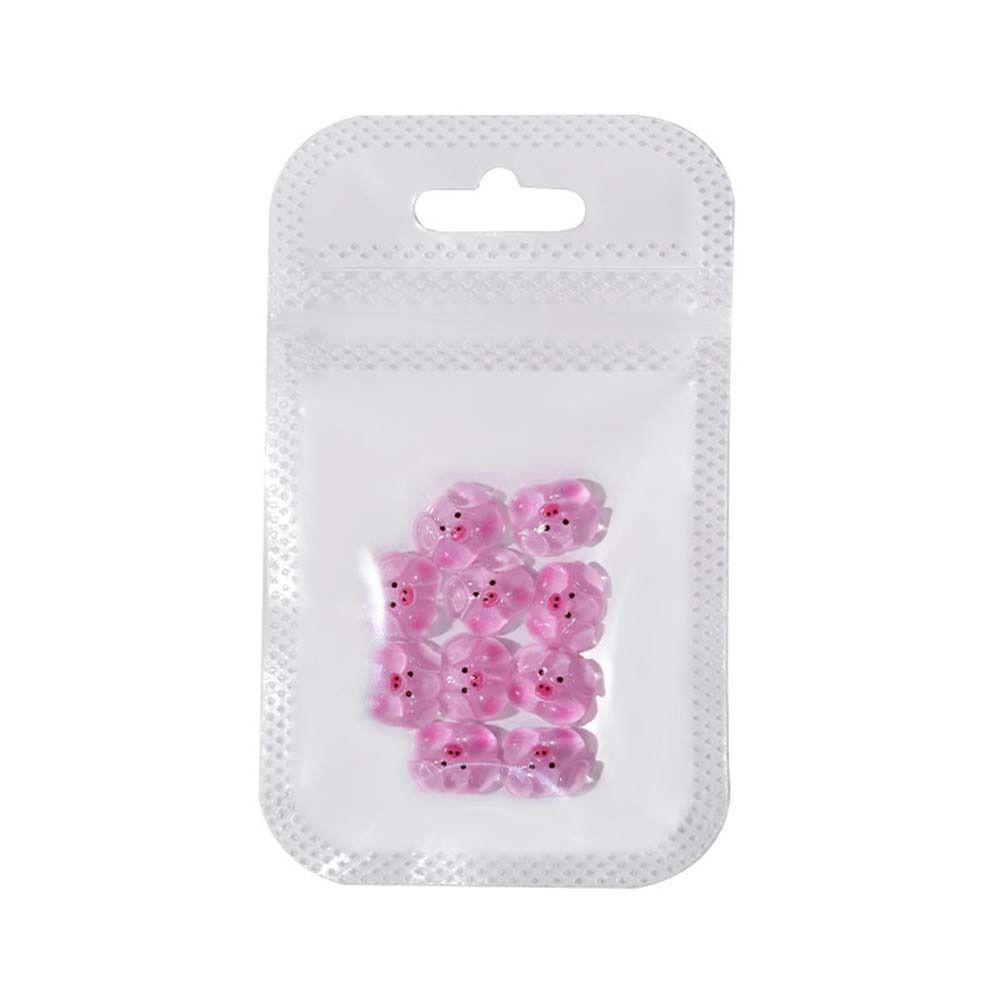 Rabbit Cartoon Nail Decorations Animal Nail Rhinestones 3D Nail Jewelry Cartoon Nail Drills