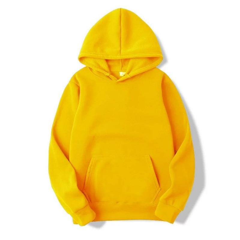 Unisex Hooded Sweatshirt Thick Fleece Lined Oversized Pullover Winter Casual Wear