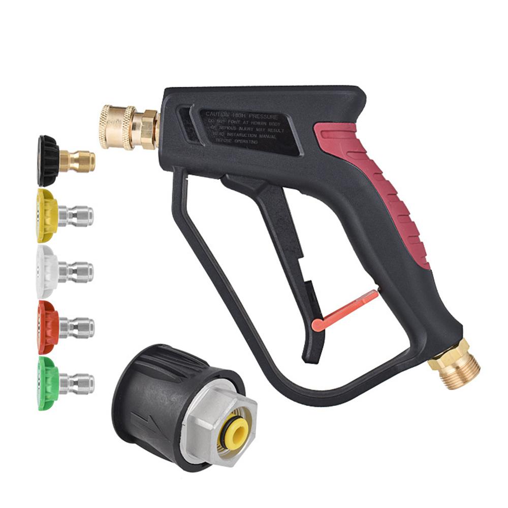 4500PSI пистолет для мойки высокого давления M22*1.5 для Karcher Nilfisk Lavor пистолет для мойки автомобилей распылитель воды пистолет для мойки автомобиля инструмент для чистки аксессуар