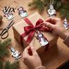 Eco Friendly Hanging Ornaments for Winter Holiday Decorations 10/20/30Pcs Christmas Snowman Wooden Ornaments, Watercolor Wood Slice Decor, Xmas